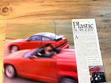 ALFA ROMEO SZ & RZ  - FRAMEABLE ART ORIGINAL PRESS CAR ROAD TEST REVIEW