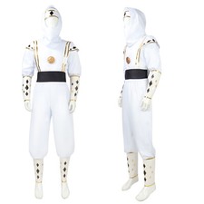 Cosplay Mighty Morphin Power Rangers Tommy White Rangers Costumes Halloween Suit