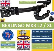 Flange Towbar for Citroen Berlingo MK3 Van & Multispace 2018on XL Length Only