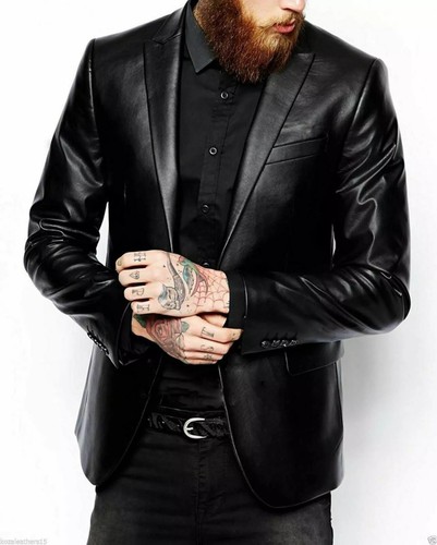Men blazer genuine soft - men's,