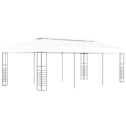 Gazebo white 4x3m - white,