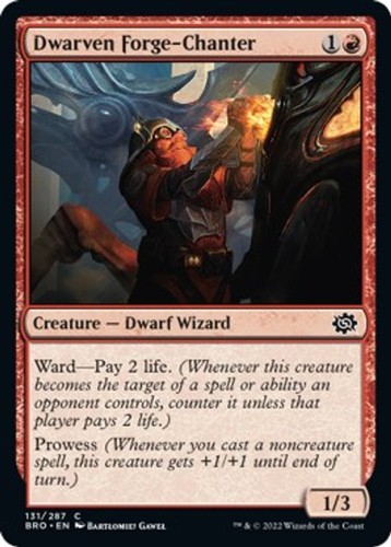 Dwarven forge chanter - dwarven, foil