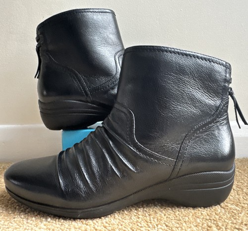 Footglove black leather - black,
