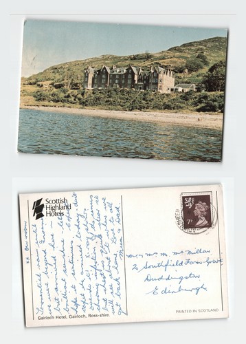 Postcard gairloch hotel - postcard,