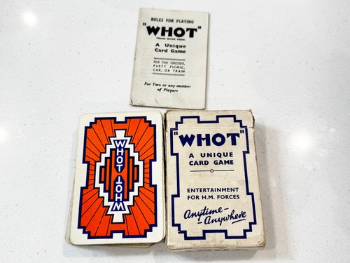 Vintage whot card game - vintage,