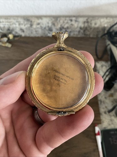 Vtg pocket watch case base - vtg,