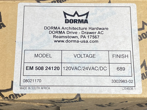 Dorma 504 24120 - 504,
