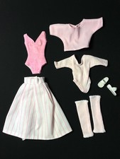 Mixed pale pink leotard top