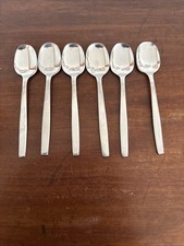 VINTAGE Viners Set of 6 Stainless Steel Chelsea Coffee Spoons