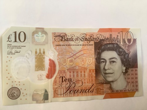 Aa38 polymer ten - polymer, £10