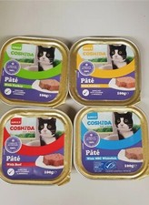 Pack 60 X 100g Coshida Cat Food Pate With Beef, Turkey, Poultry & MSC White fish