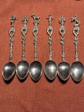6 Vintage Silver plate