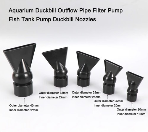Aquarium duckbill outflow pipe - aquarium,