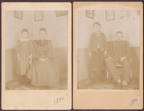 Hamlin family cabinet photos - hamlin,