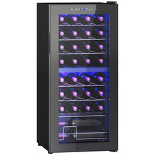 HOMCOM 86L Dual Zone Wine