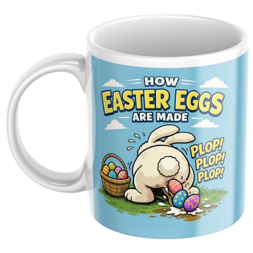 Funny easter gift mug - funny, him