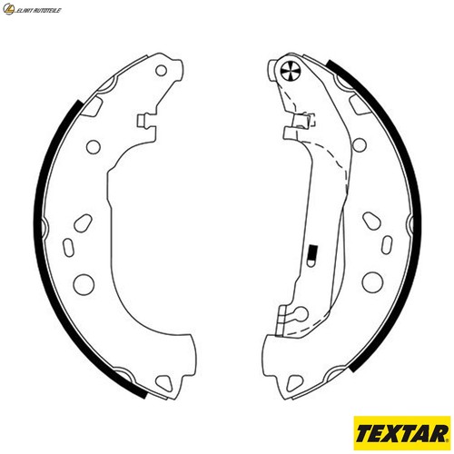 Brake shoe set 91061400 - set,