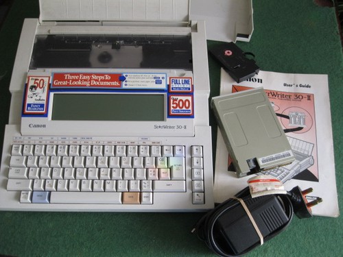 Canon starwriter word - canon,