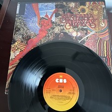 Santana Abraxas Vinyl LP, europe reissue sunburst labels