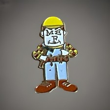 Unusual Vintage Enamel Badge