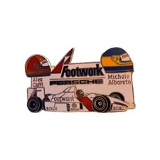Porsche F1 1990s Footwork Porsche badge rare Michele Alborato Alex Caffi Vintage