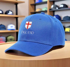 Baseball Cap St George's Cross Design England Patriot Blue Free UK Delivery
