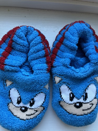 Sonic toddler slippers - sonic,