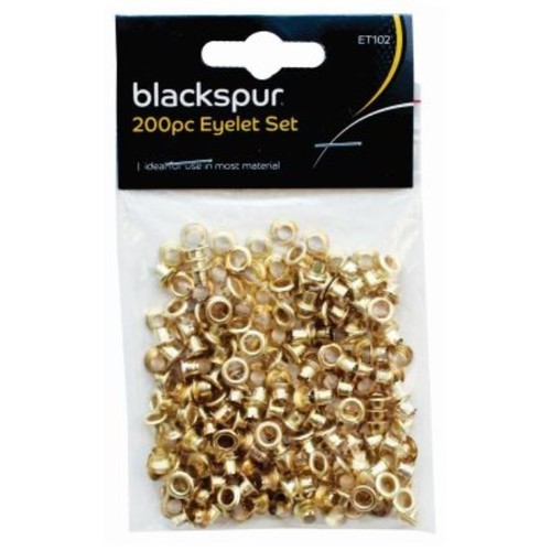 200pc brass eyelet rings - 200pc,