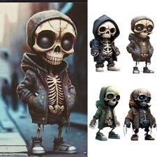 Resin Skeleton Figurines Black