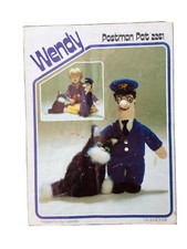 Postman Pat And Cat Knitted