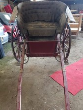 Rare Governess Horse Pony Carriage Buggy Cart - Barn Stored Restoration Project