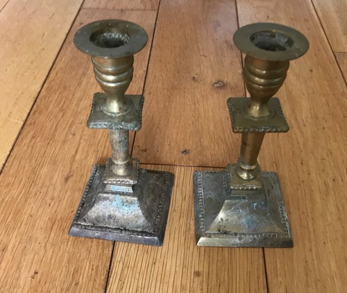 Vintage matching pair brass - pair,