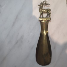 Antique Solid Brass Shoe Horn