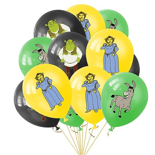 Shrek balloon birthday - balloon, party