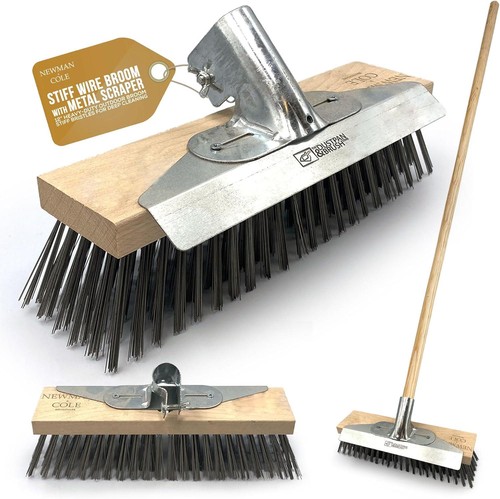 Wire patio brush - wire,