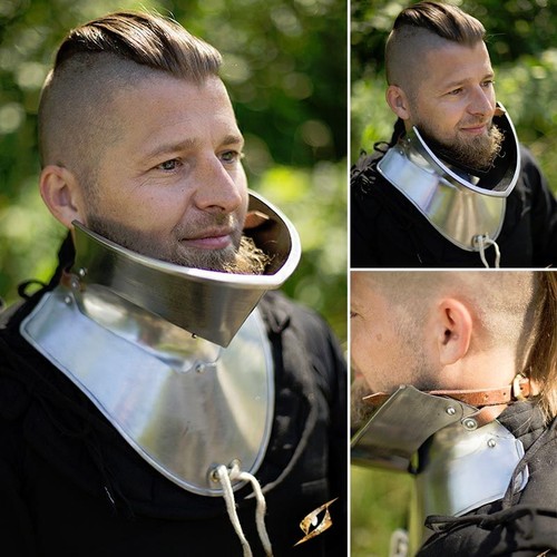 Medieval adjustable bevor - medieval,