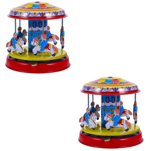2pcs antique carousel - 2pcs,