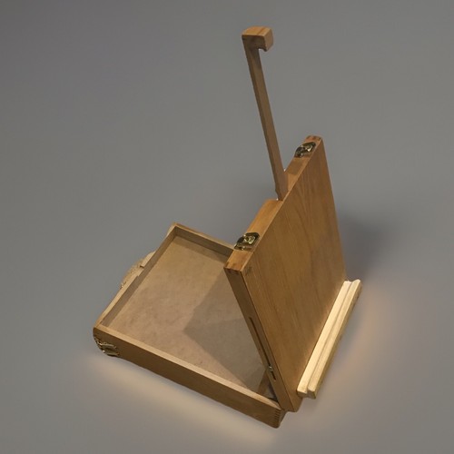 Large wooden easel - wooden, box