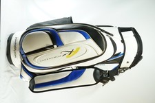 Powakaddy Cart Bag / White and Blue / With Rainhood