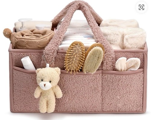 Baby nappy caddy organiser