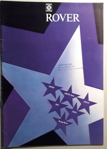 Rover range brochure - range,