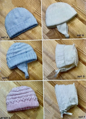 Vintage baby knitting pattern - baby,