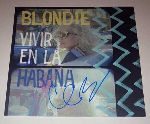 Signed debbie harry clem burke - signed,