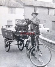 TOMMY MURPHY Knife-Grinder of County Wicklow, Original 1960s Photo Print: 665-17