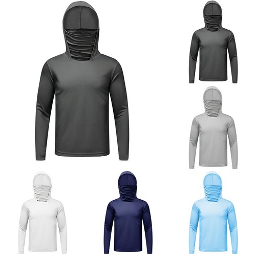 Men long sleeve ice silk - long,