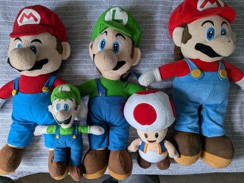 Mario luigi toad soft - luigi, toy