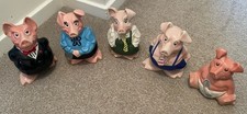 Full Set Of 5x Nat West Piggy