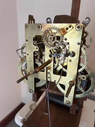 Antique drop clock - clock, movement
