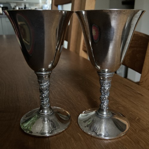 Two falstaff silver - two, plated