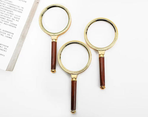 Vintage magnifying glass 10x - magnifying,